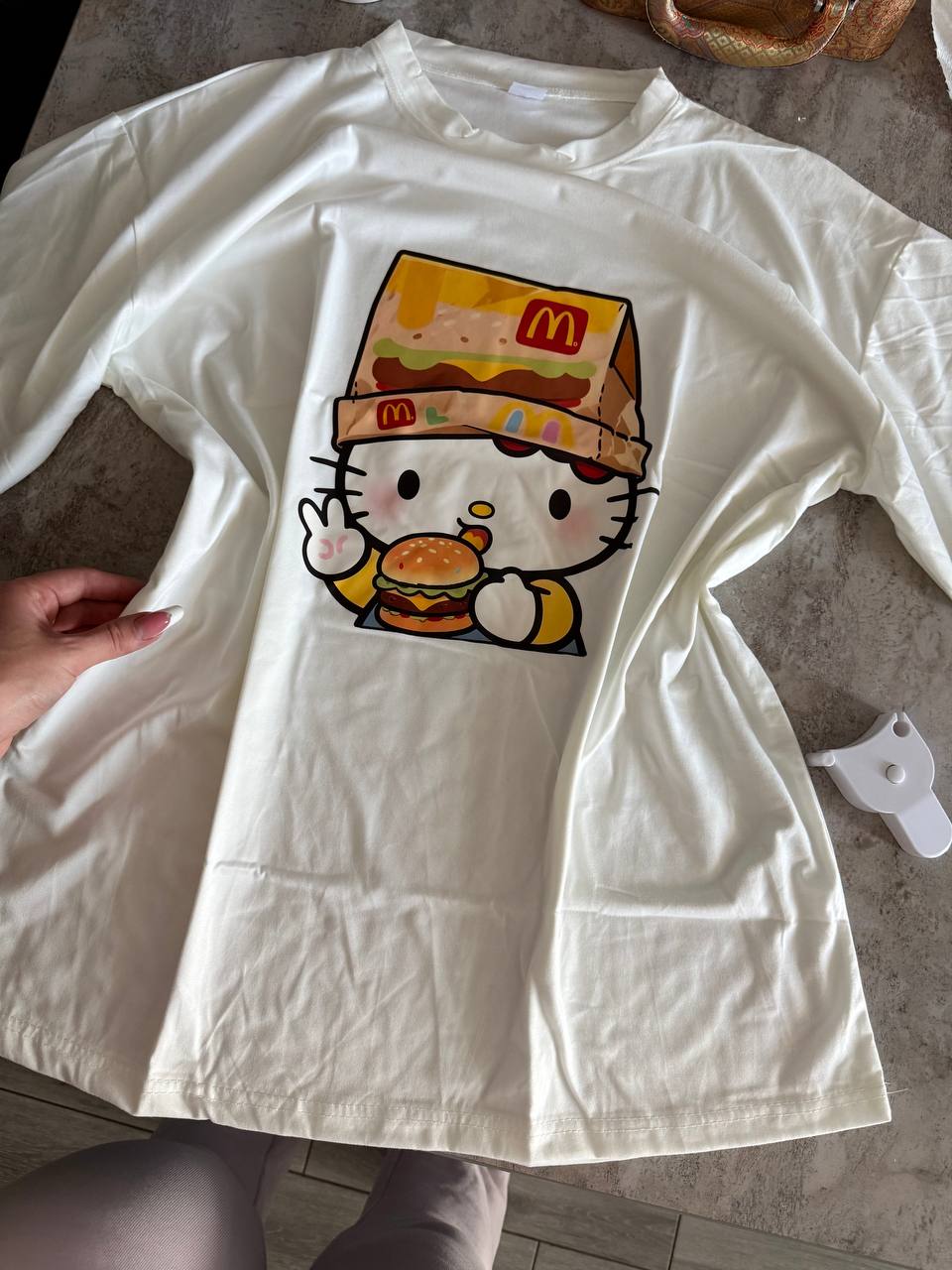 Футболка белая с принтом Hello Kitty из McDonald's