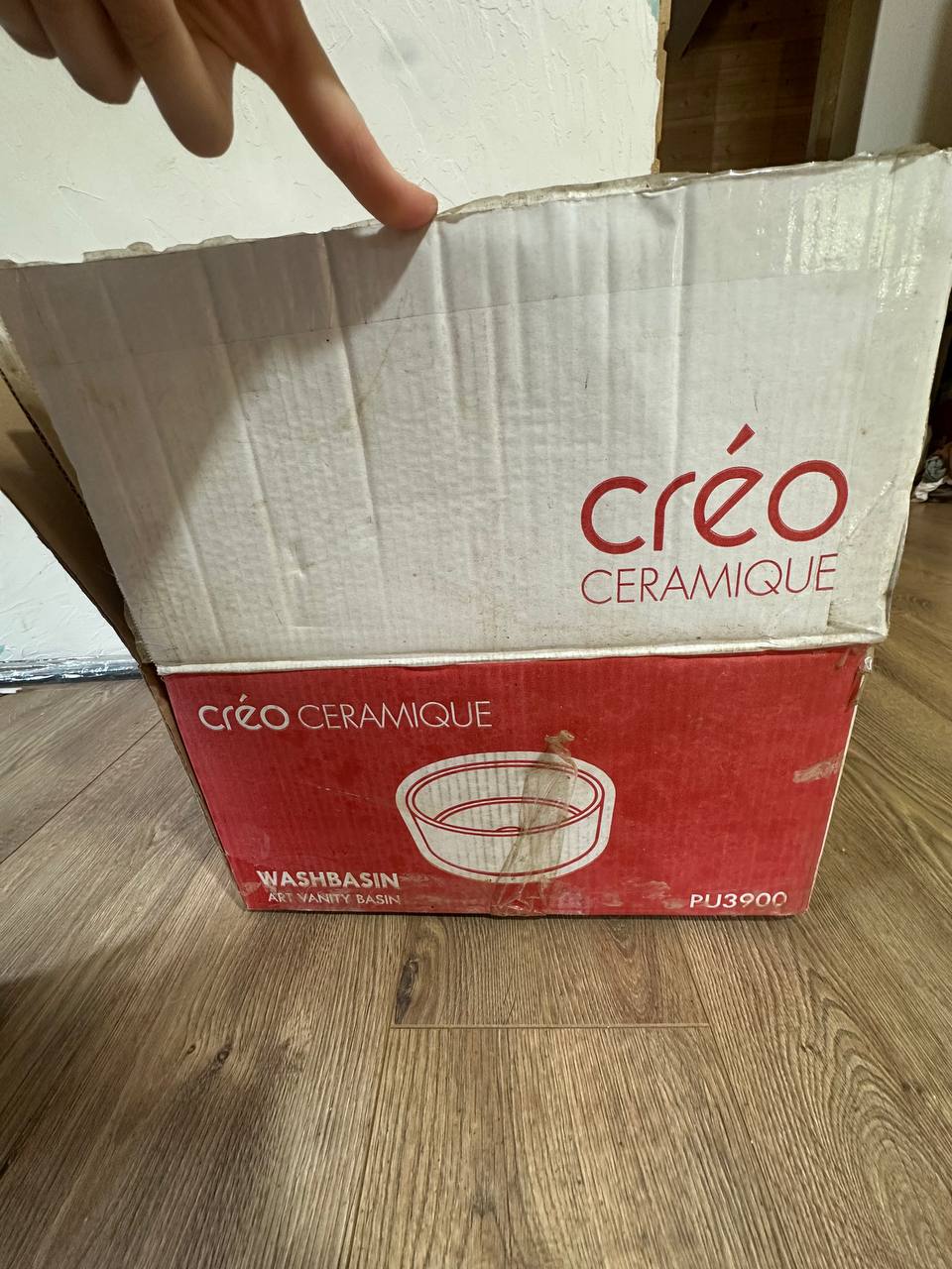 Керамическая раковина Creo круглая 40 см, черная