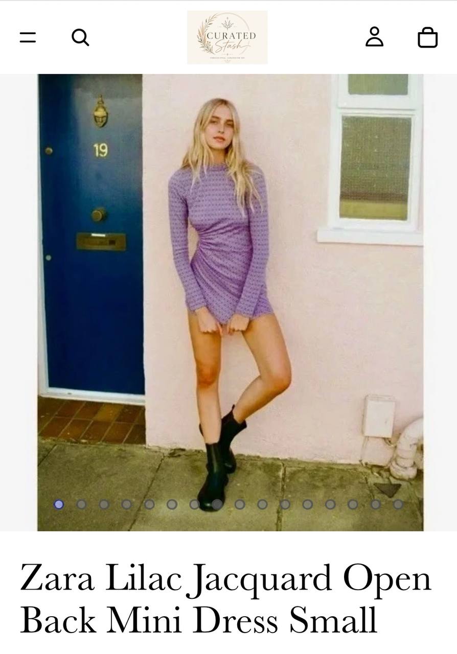 Платье Zara с боковым вырезом и открытой спиной, XS