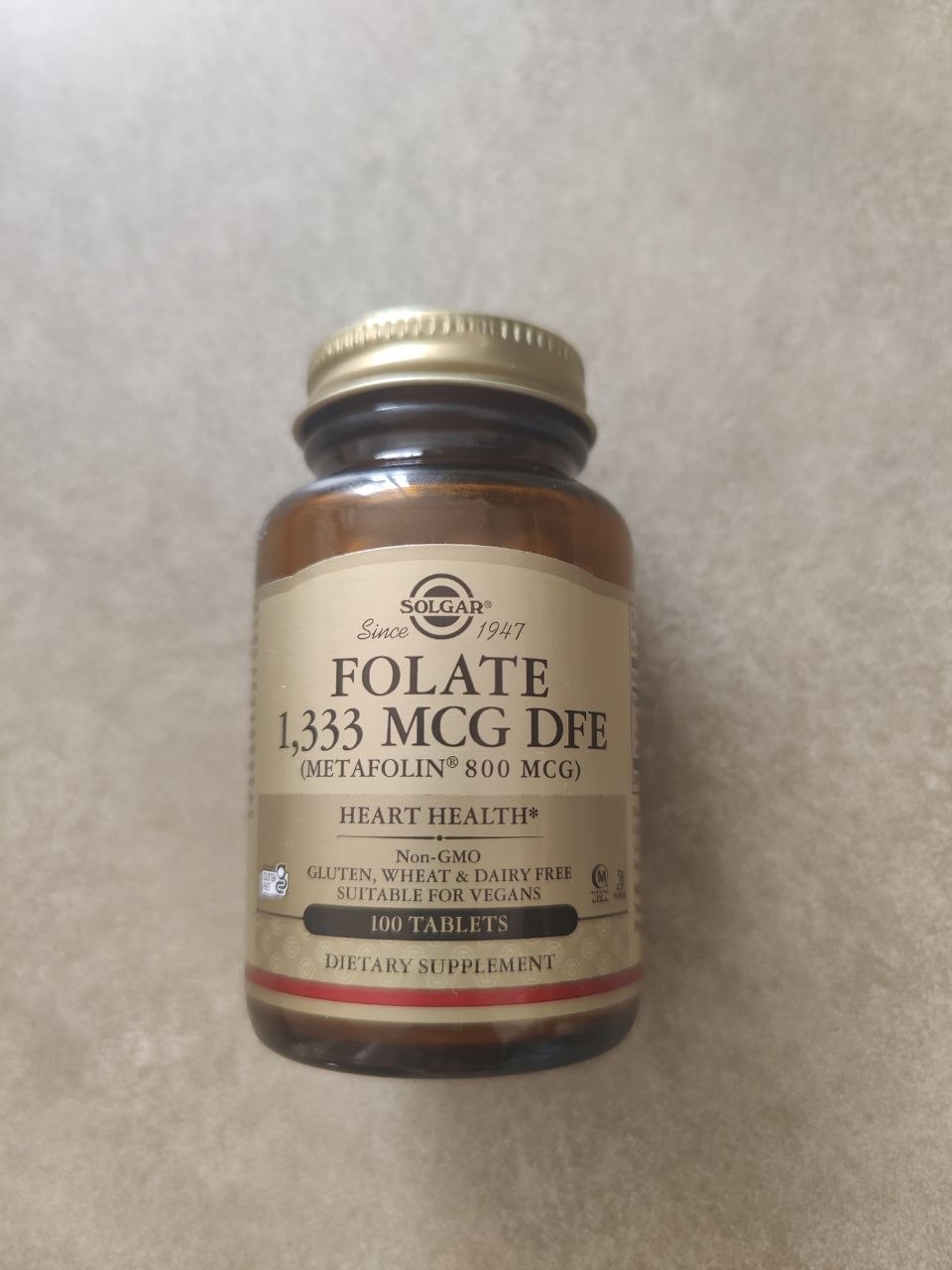 Витамины Solgar Metafolin 800 mcg
