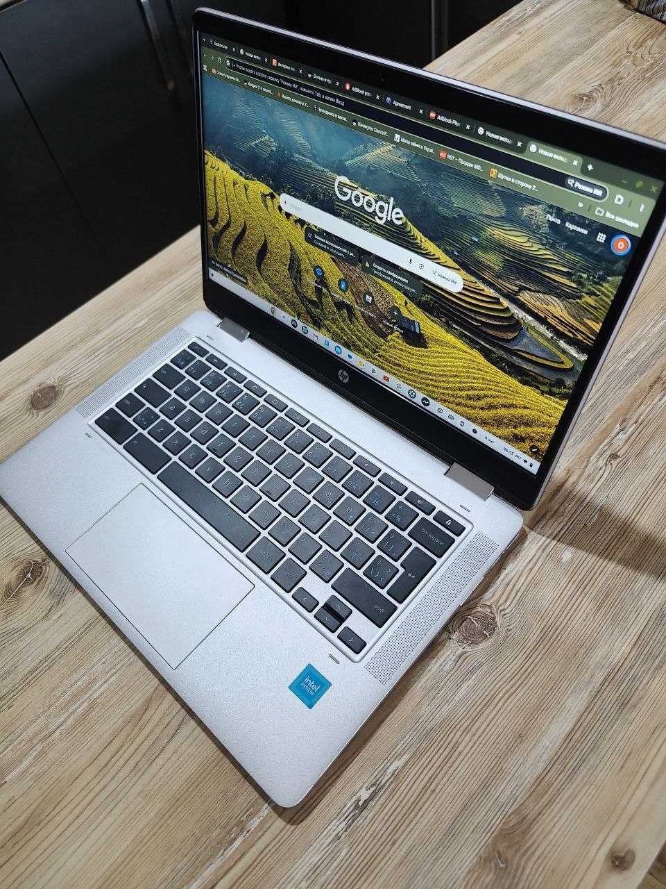 HP Chromebook 14" Full HD IPS 128 ГБ