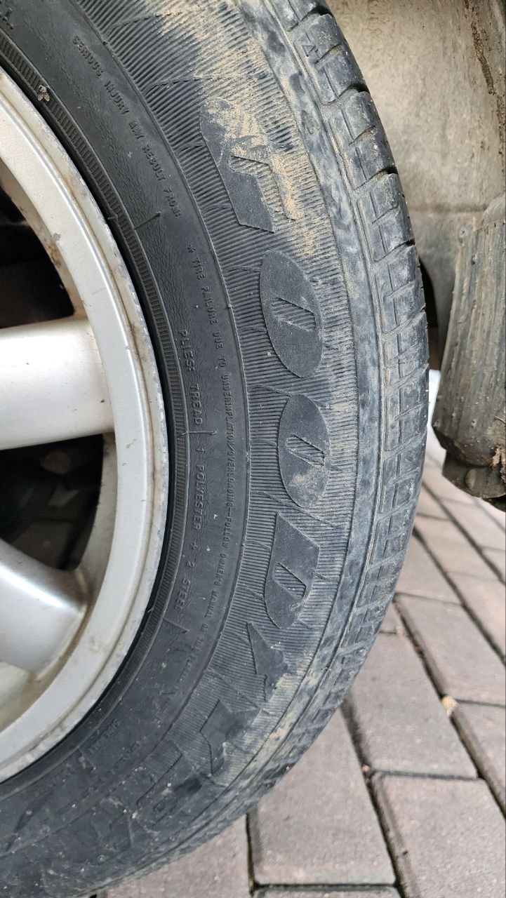 Шины 195/65 R15 Goodyear и Cooper, 4 колеса