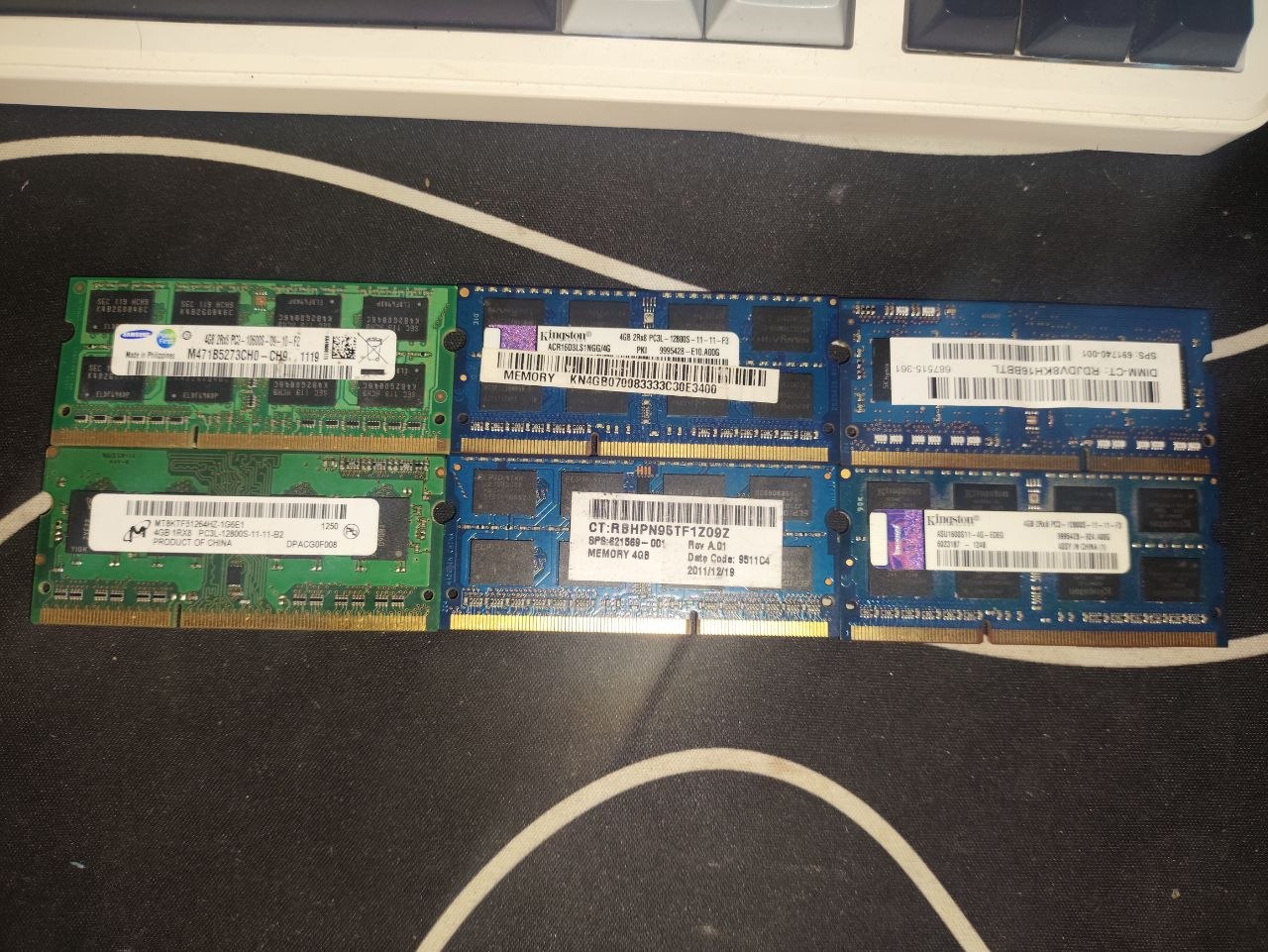 Планка оперативной памяти DDR3/DDR3L 4ГБ для ноутбука