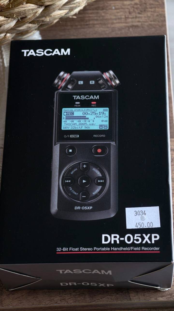 TASCAM DR-05XP портативный аудиорекордер