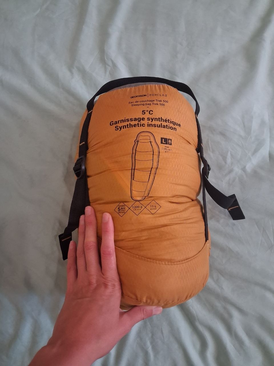 Спальник Decathlon MT500 на -5°, размер L
