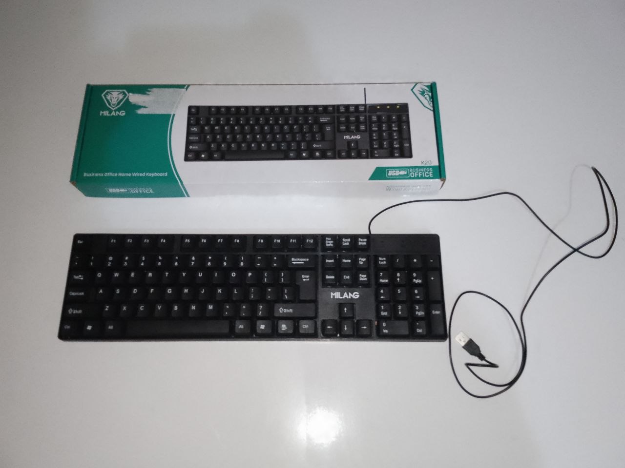 Клавиатура MILANG K20 (USB, с коробкой)