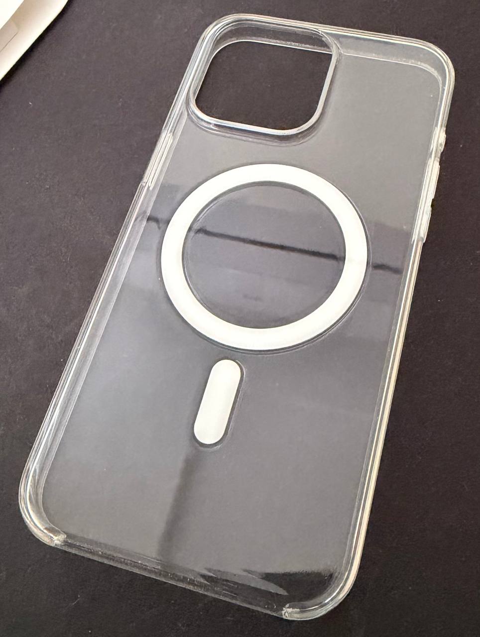 Оригинальный чехол Apple Clear Case с MagSafe для iPhone 15 Pro Max