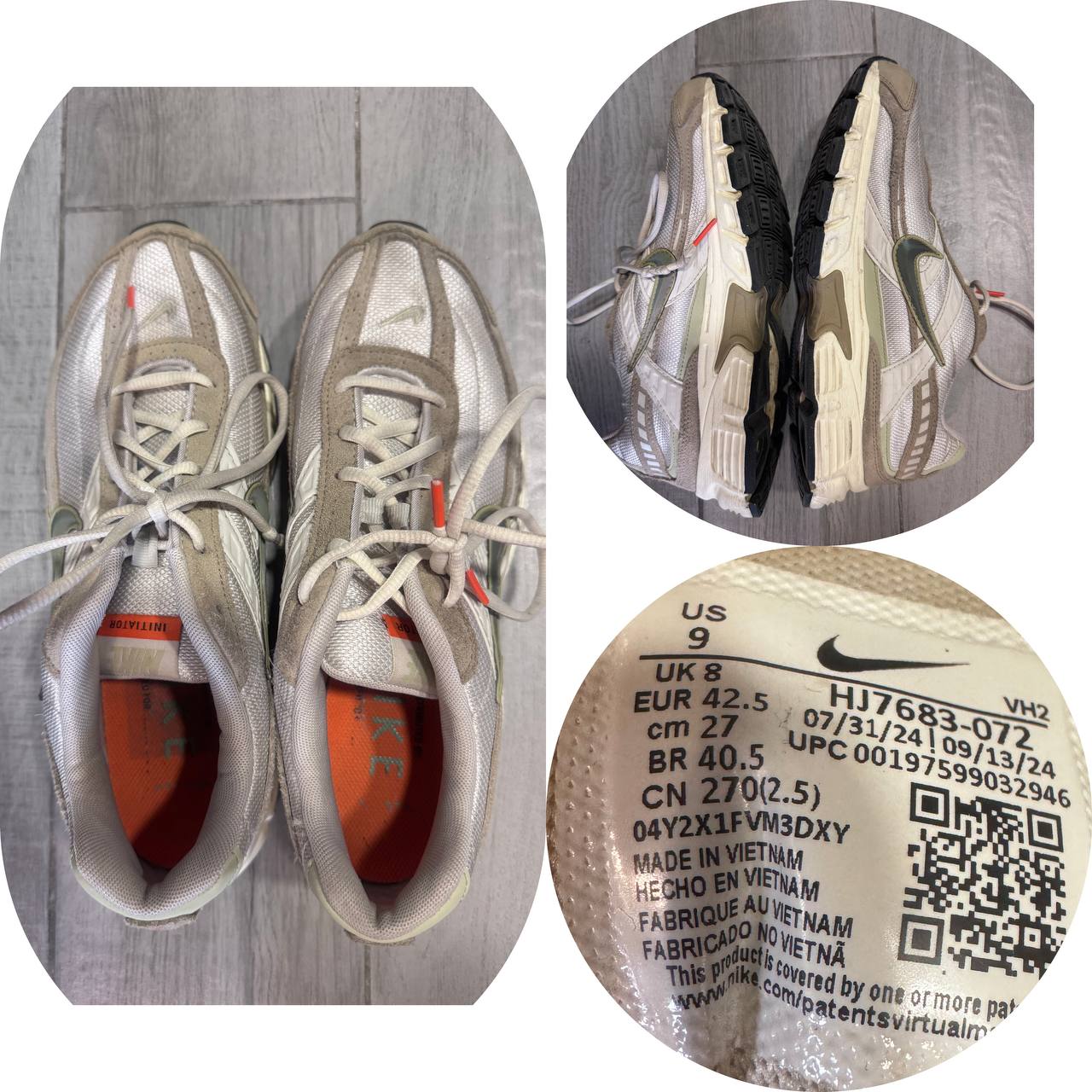 Nike кроссовки US 9 (27 см)