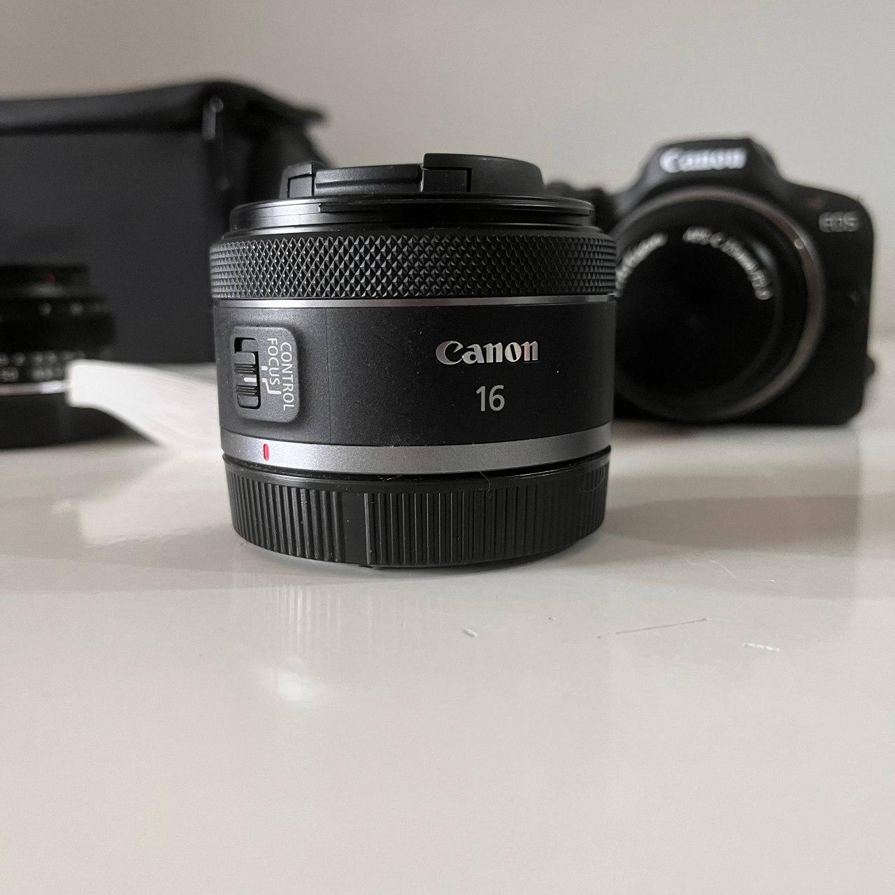 Комплект Canon EOS R100 + объективы RF-S 18-45mm, RF 16mm, TTArtisan 25mm, 50mm