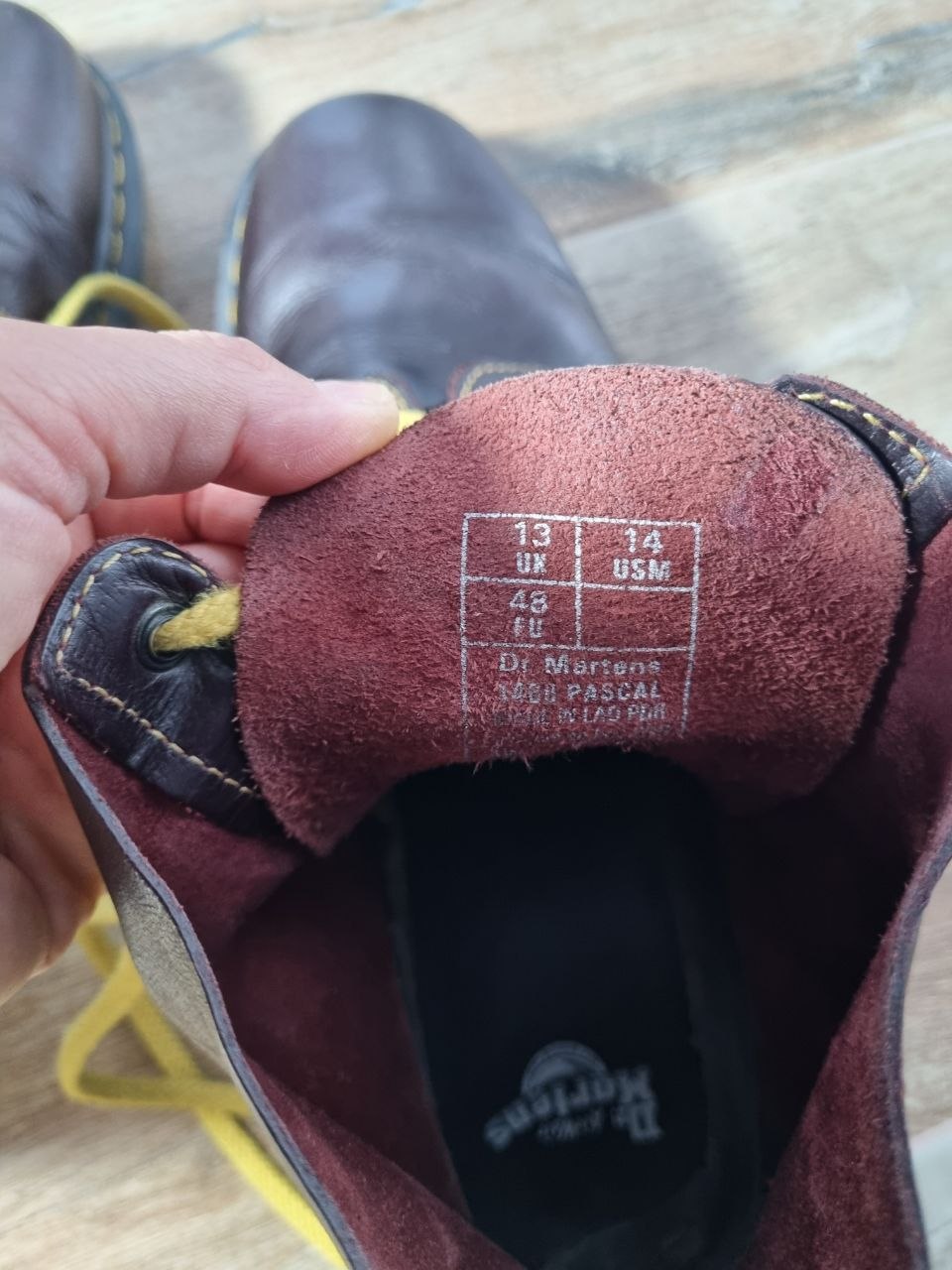 Dr. Martens мужские кожаные ботинки, размер 48