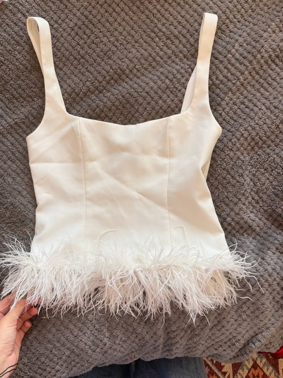 Пушистая кофточка ZARA XS/S