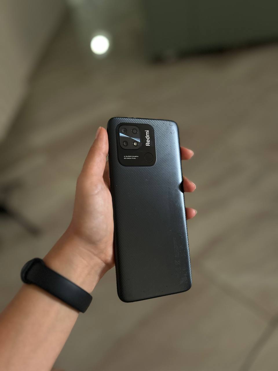 Xiaomi Redmi 10C с чехлом