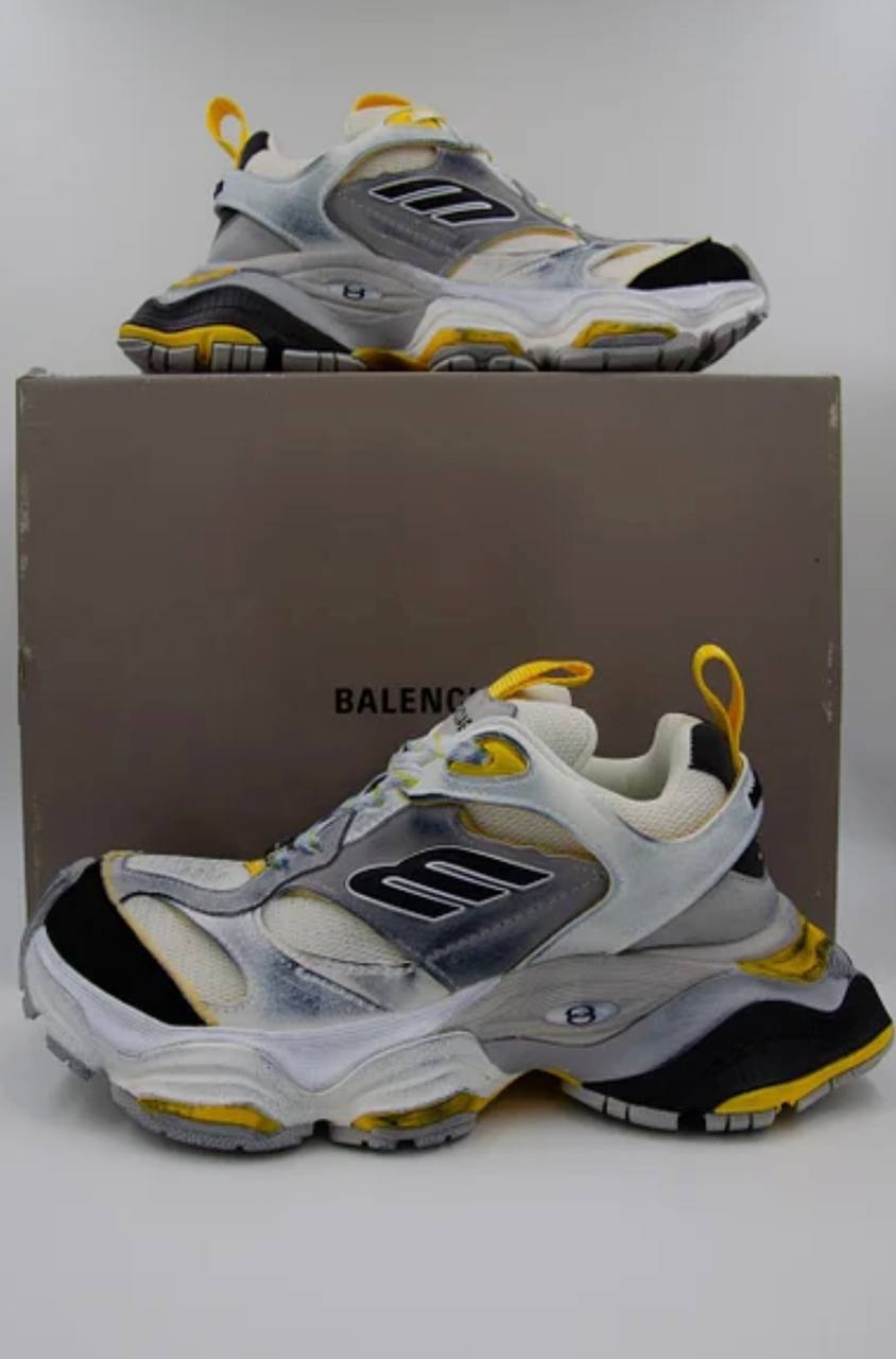 Кроссовки Balenciaga Cargo серо-белые, 38 размер