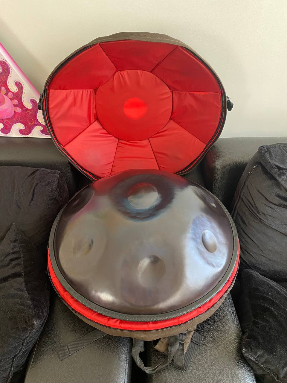 Хэндпан Overtone Handpan Хиджаз Си, 9 нот, с чехлом