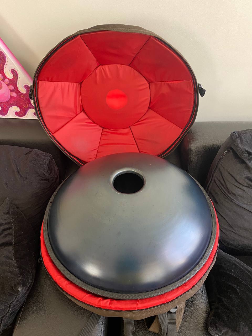 Хэндпан Overtone Handpan Хиджаз Си, 9 нот, с чехлом