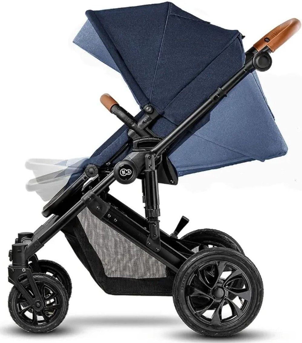 Коляска Kinderkraft Prime 2 в 1 Deep Navy