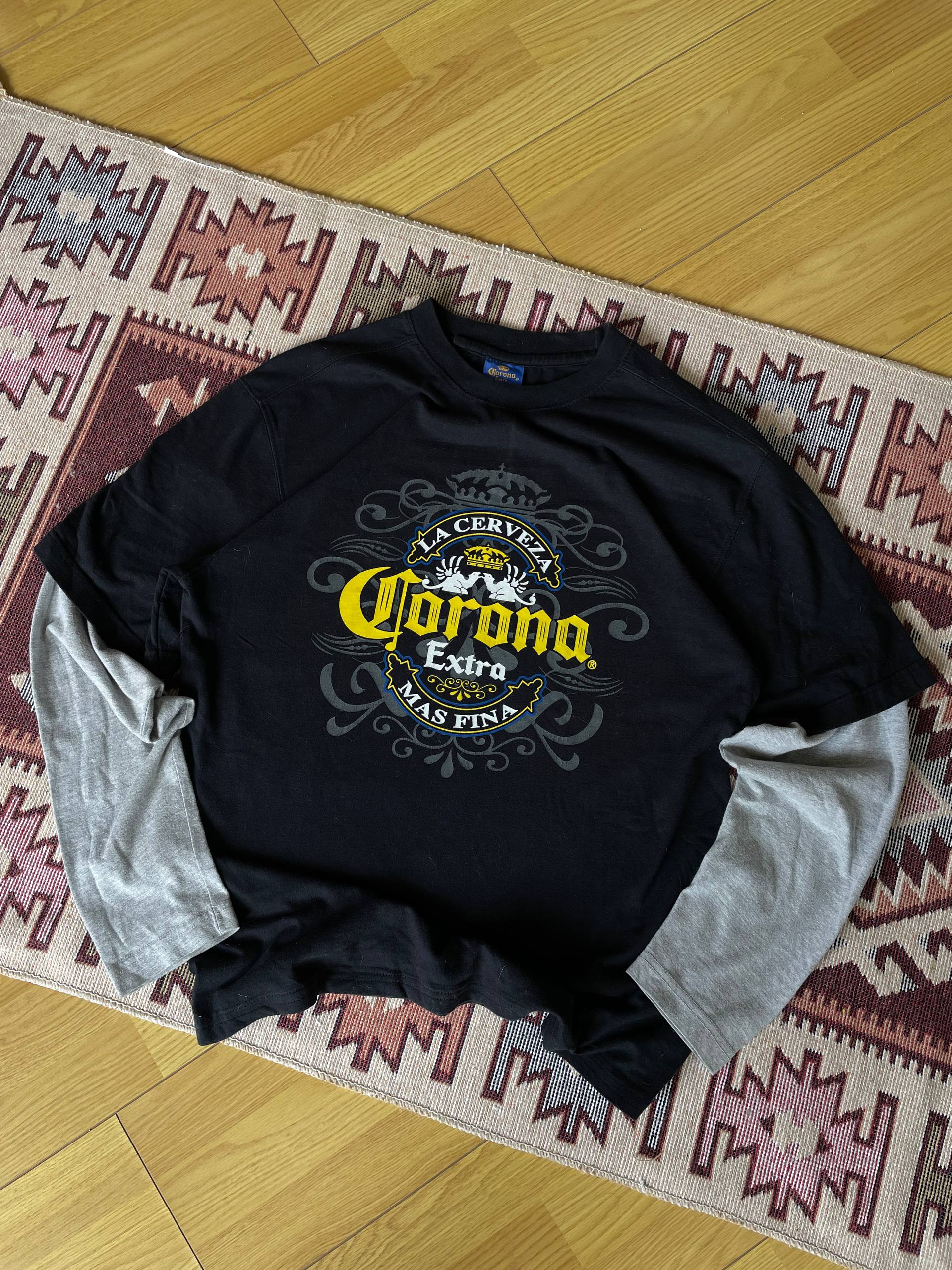 Винтажный лонгслив Corona Extra 2006
