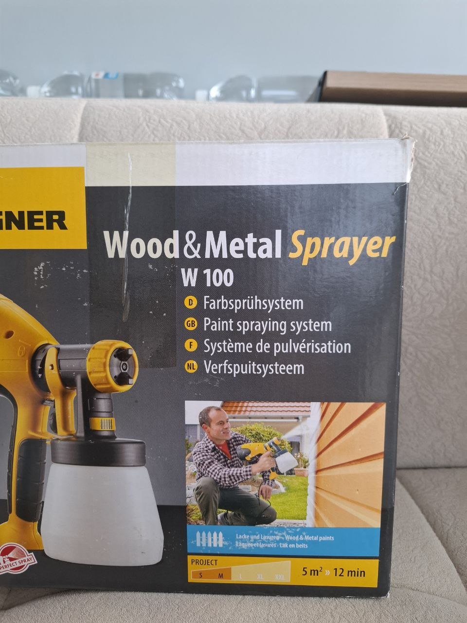 Электрический краскопульт Wagner Wood & Metal Sprayer W 100