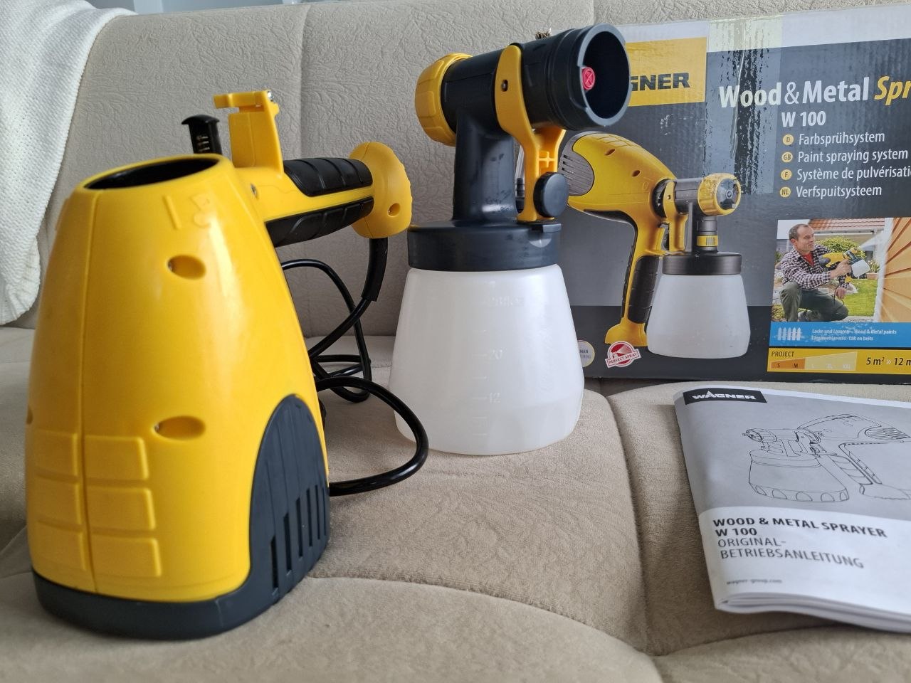 Электрический краскопульт Wagner Wood & Metal Sprayer W 100