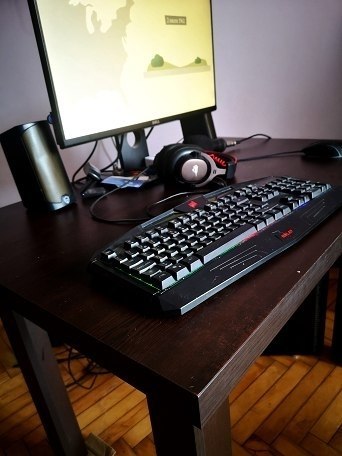 RGB клавиатура (английская раскладка)