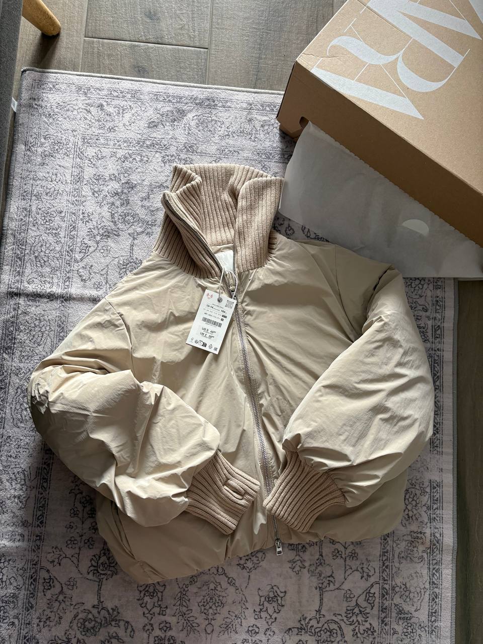 Новая детская куртка Zara на рост 164 см (XS–S)