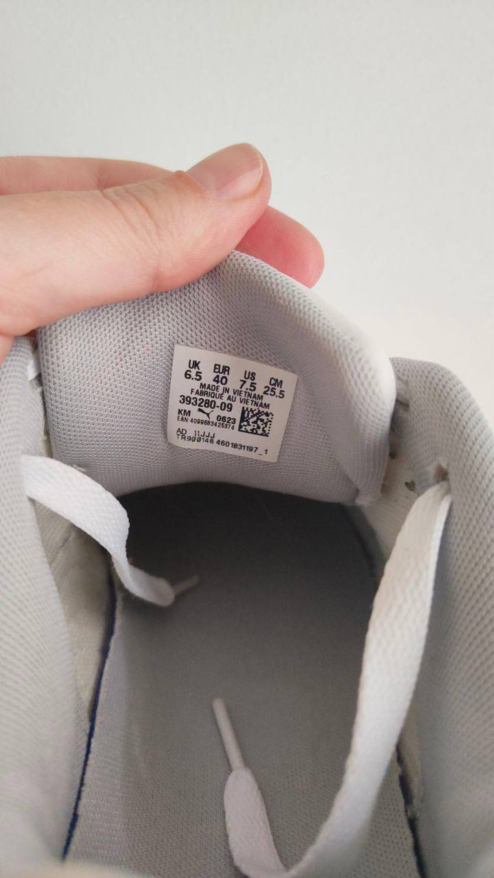 Кожаные кеды Puma, оригинал