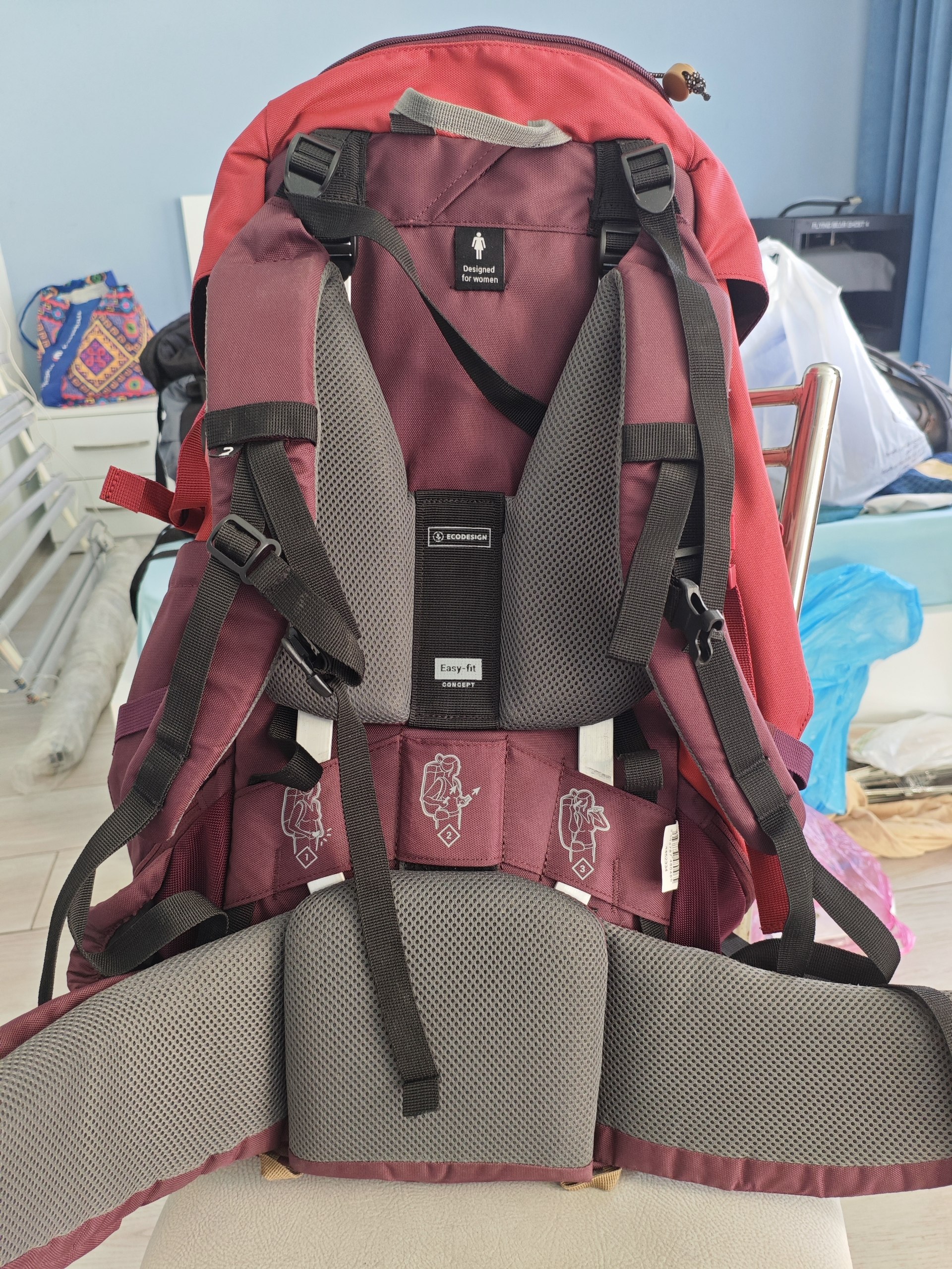 Рюкзак Forclaz MT 100 50L с дождевым чехлом