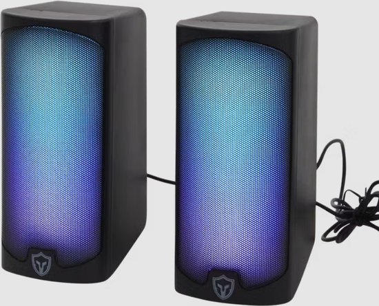 Игровые компьютерные колонки Battletron Gaming Speakers (RGB)