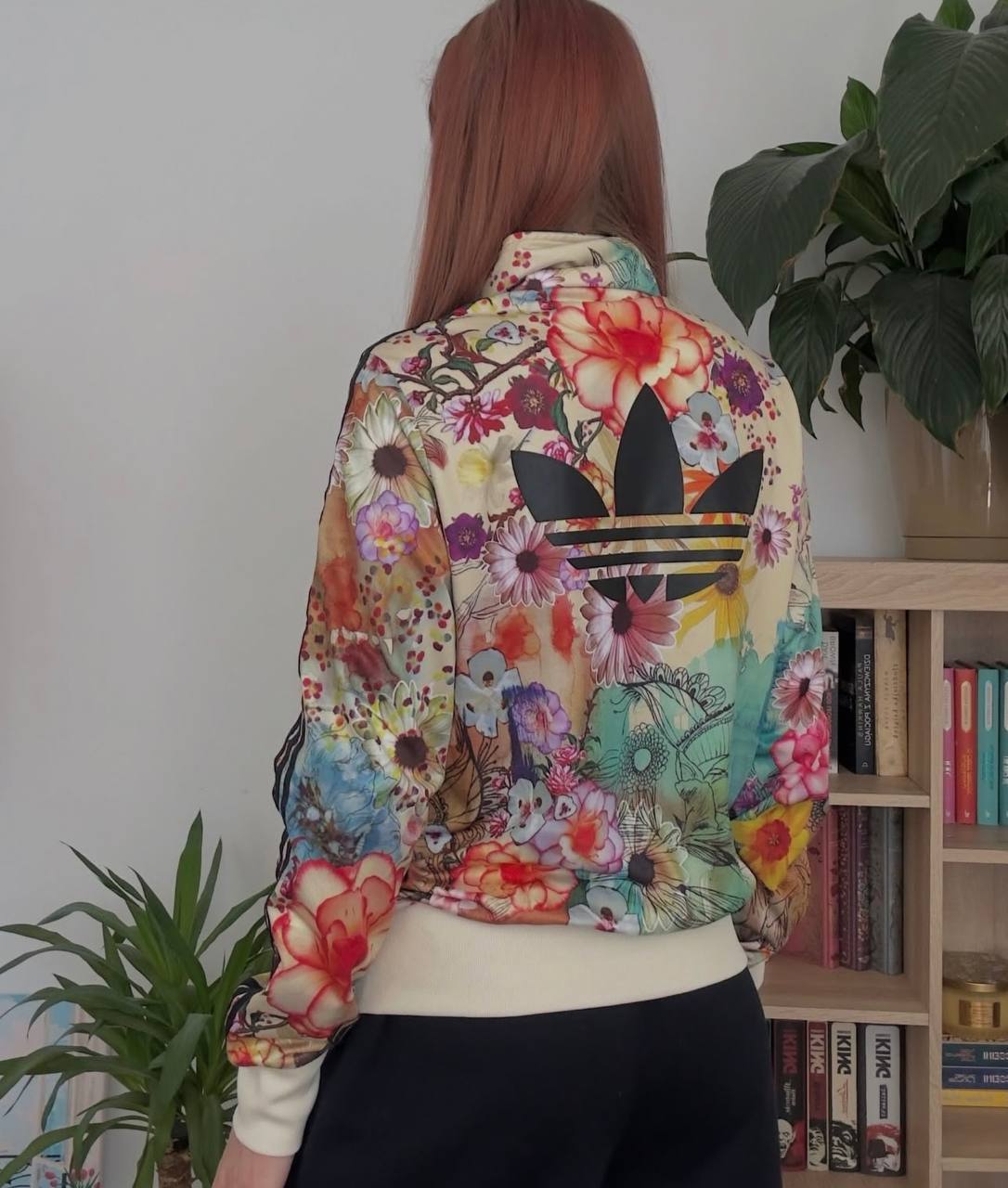 Олимпийка + штаны Adidas Floral Firebird Roses, размер S-M (44)