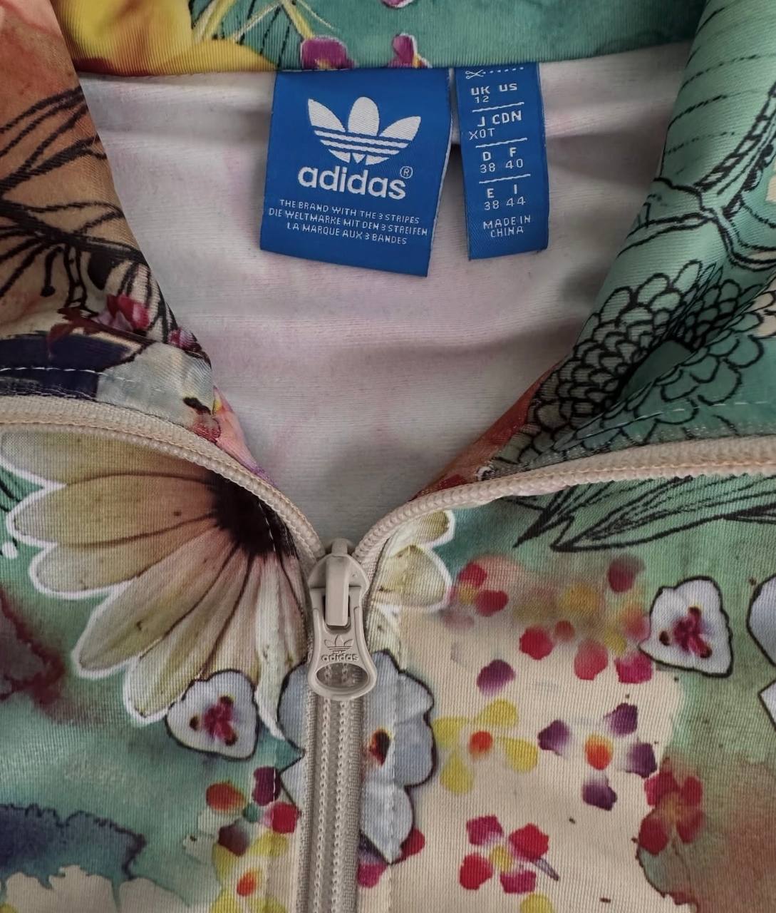 Олимпийка + штаны Adidas Floral Firebird Roses, размер S-M (44)