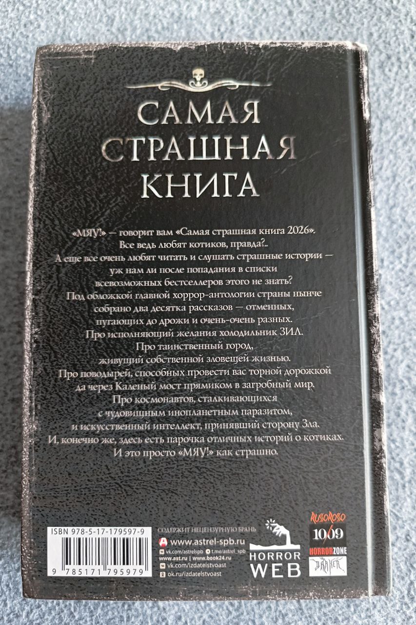 Сборник рассказов «Самая страшная книга 2026»