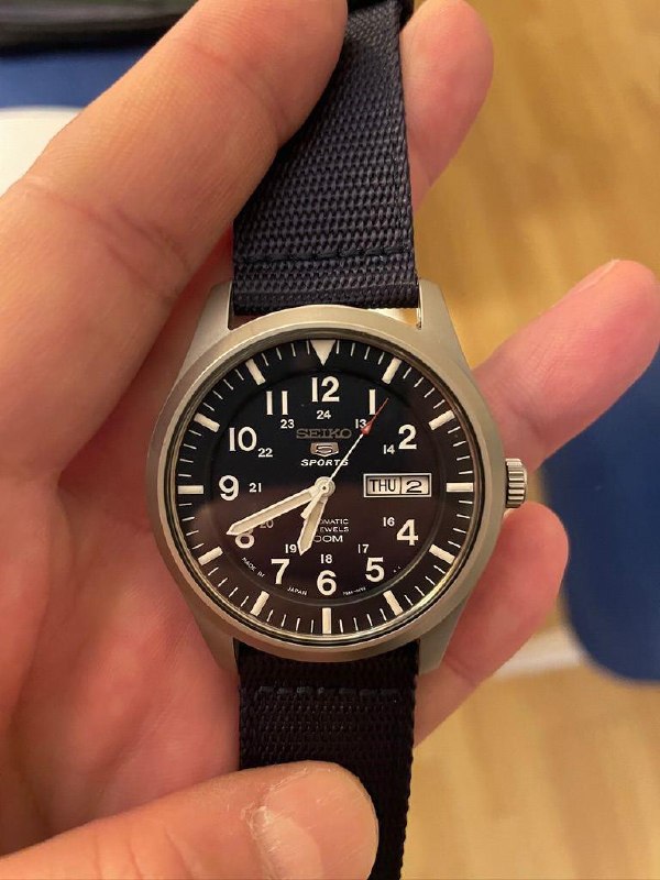 Часы Seiko 5 Blue Automatic SNZG11J1