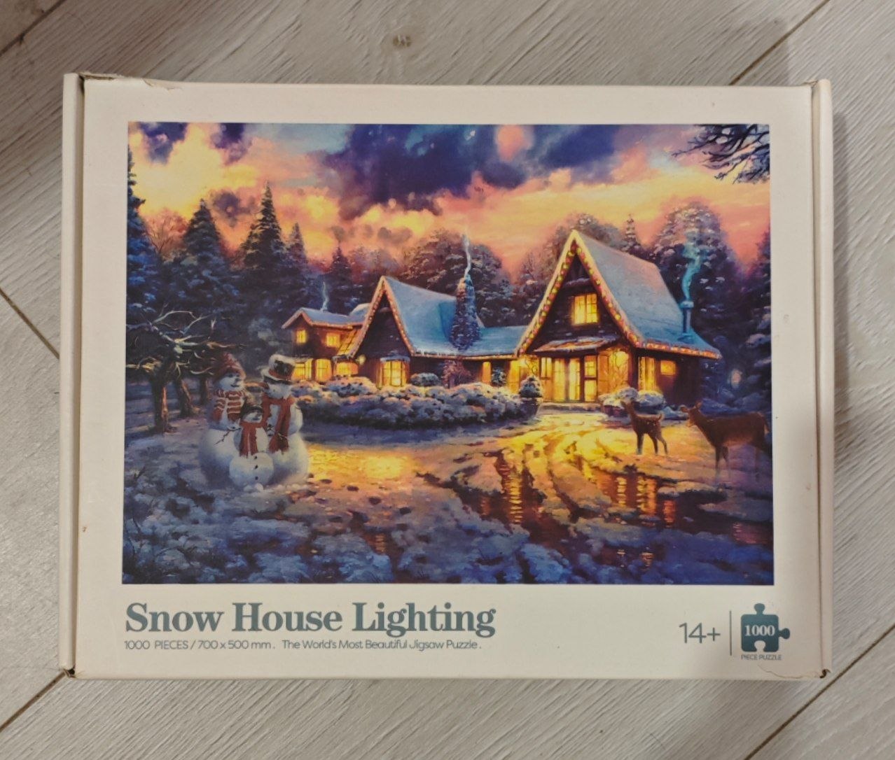 Пазл Snow House Lighting, 1000 деталей