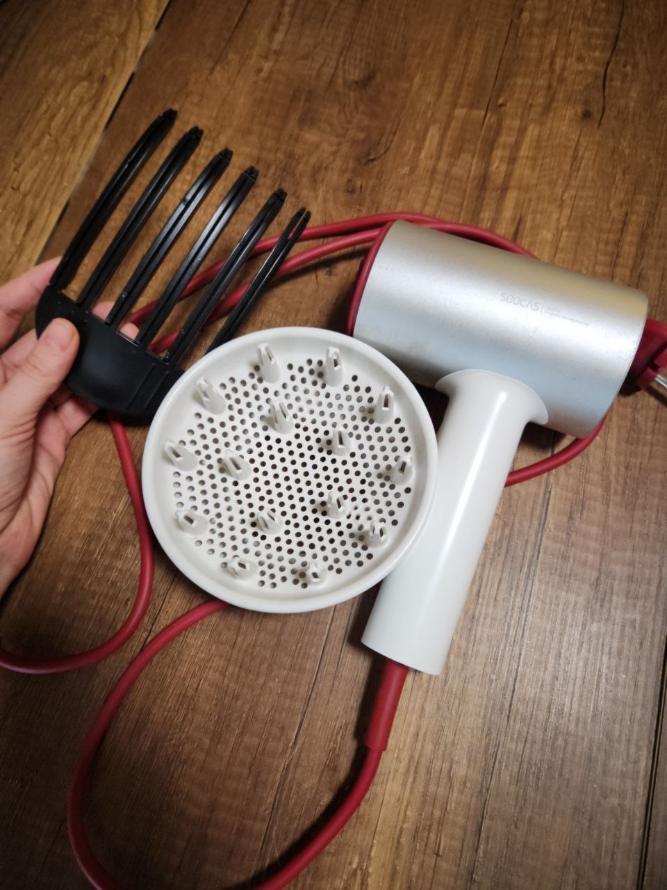 Фен Xiaomi Soocas Hair Dryer H5 1800W с диффузором и зажимом