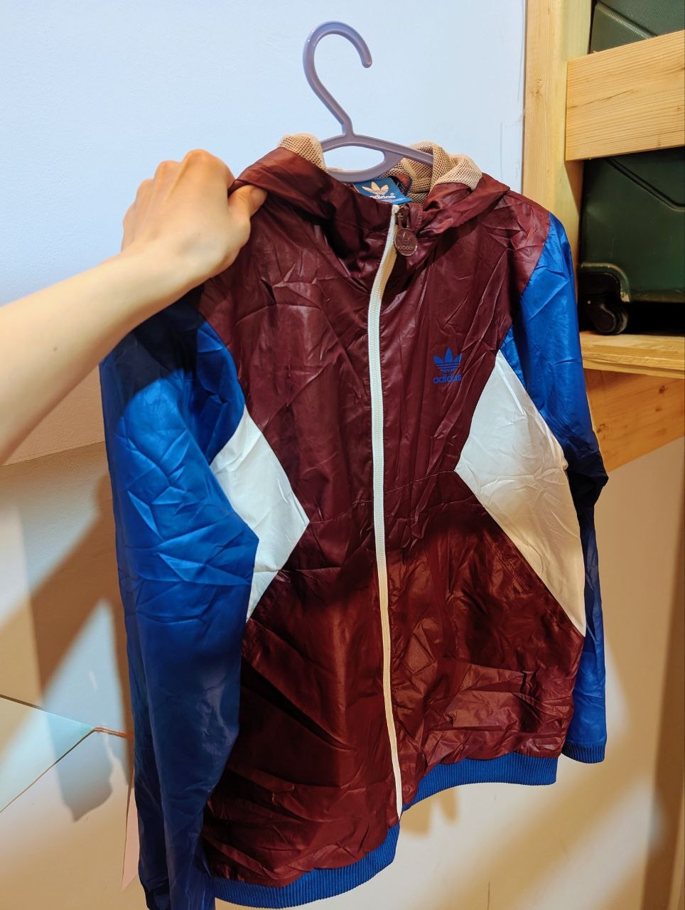 Куртка Adidas Originals ретро с капюшоном, XS