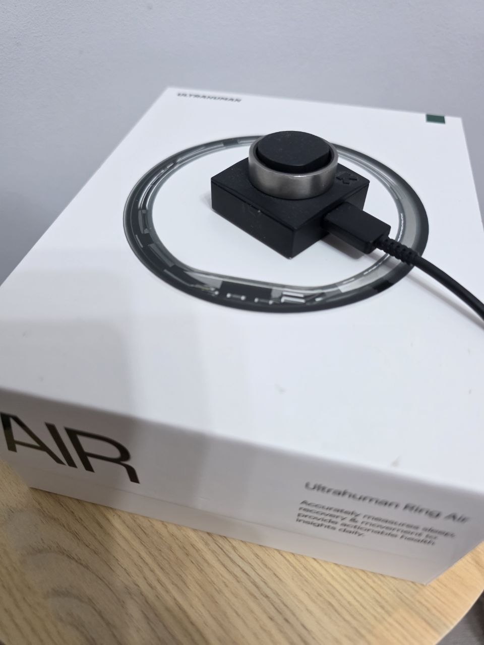 Умное кольцо Ultrahuman Ring AIR, размер 12, Raw Titanium
