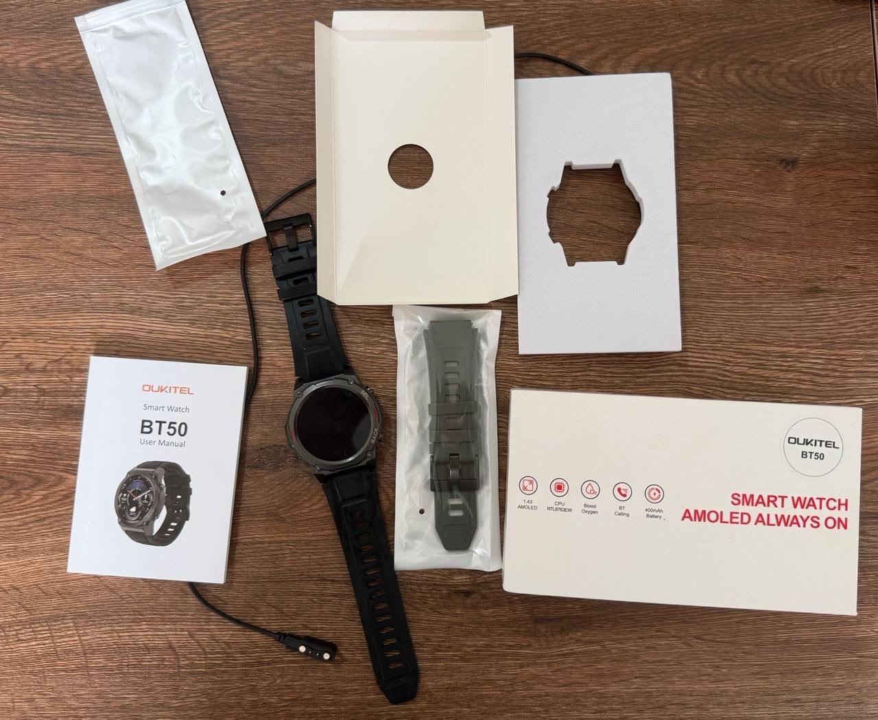 Смарт-часы Oukitel BT50 (AMOLED Always On)