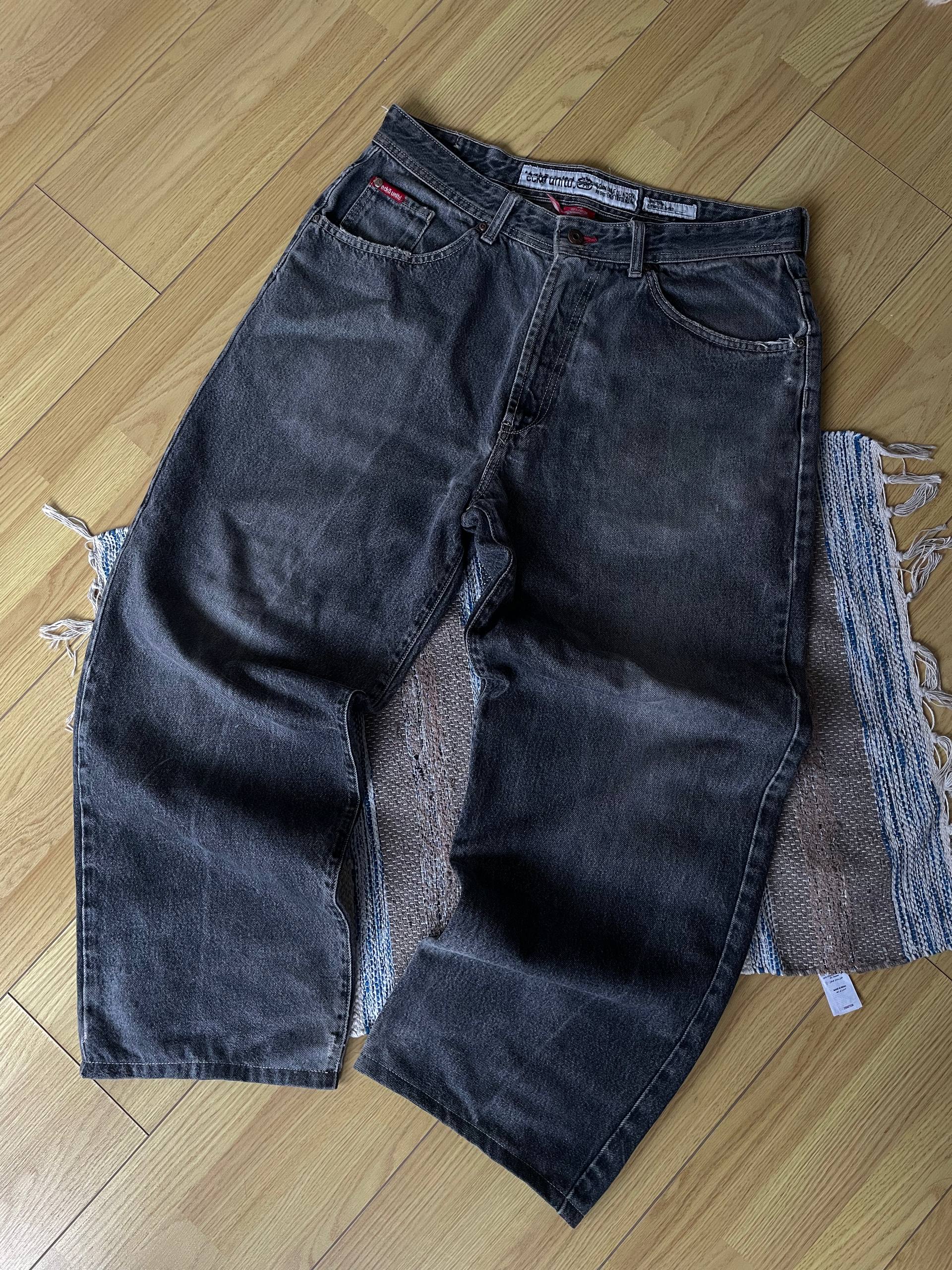 Винтажные широкие джинсы Ecko Unltd (бэгги, рэп фит), размер 36