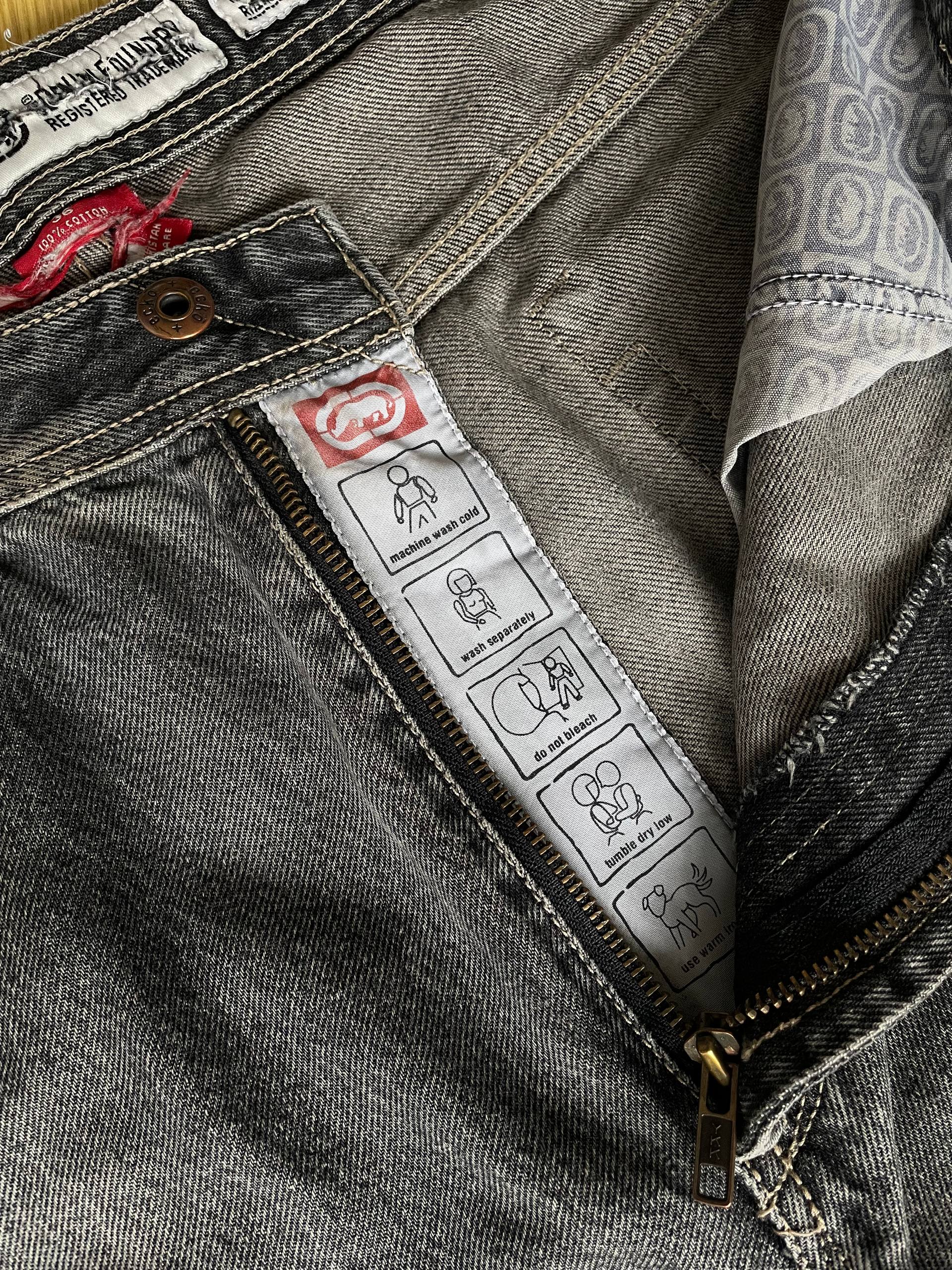 Винтажные широкие джинсы Ecko Unltd (бэгги, рэп фит), размер 36