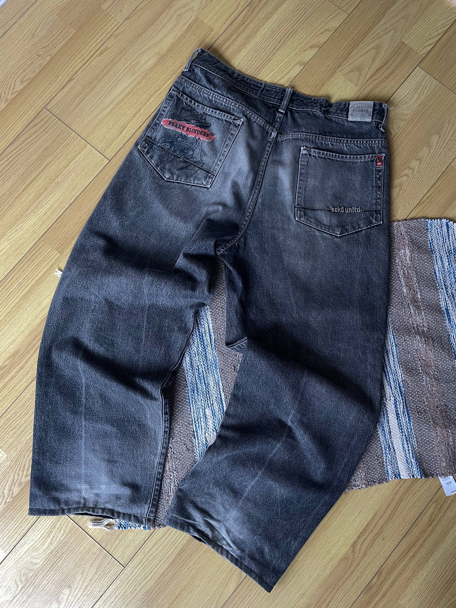 Винтажные широкие джинсы Ecko Unltd (бэгги, рэп фит), размер 36