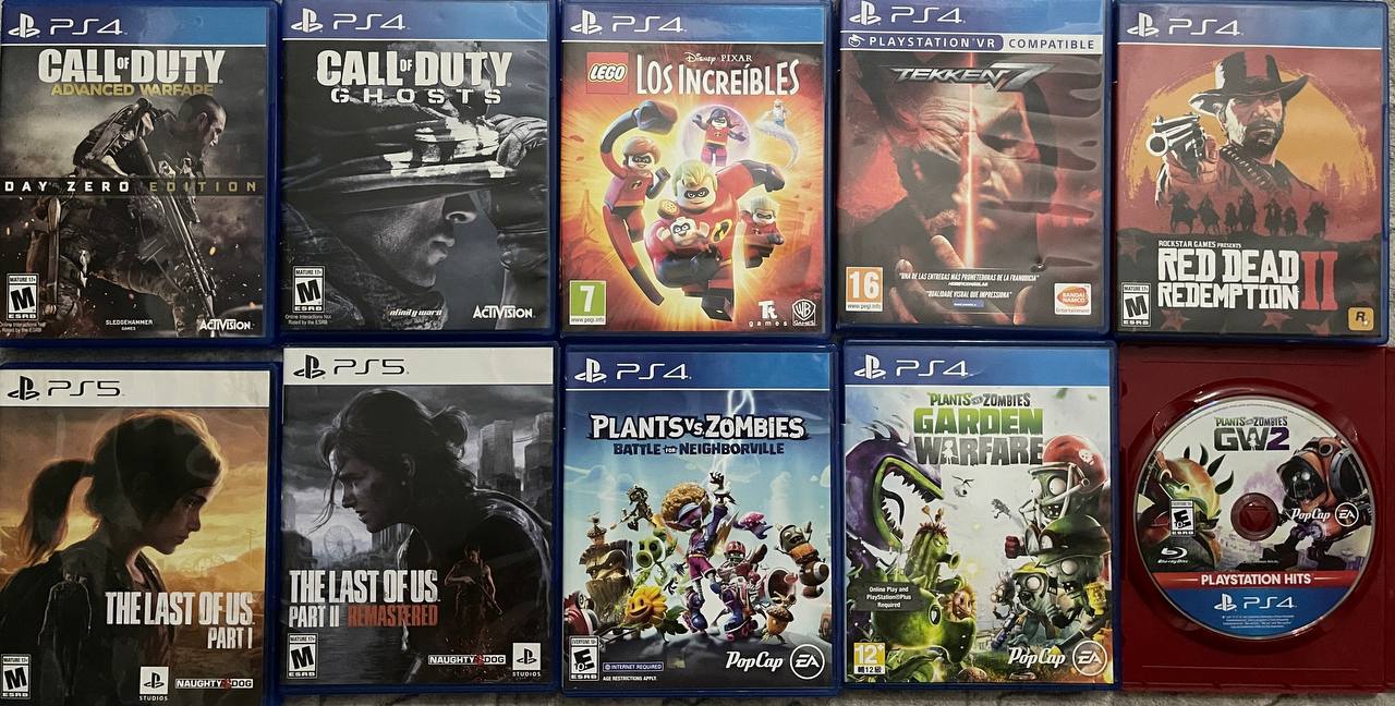 Диски для PS4/PS5