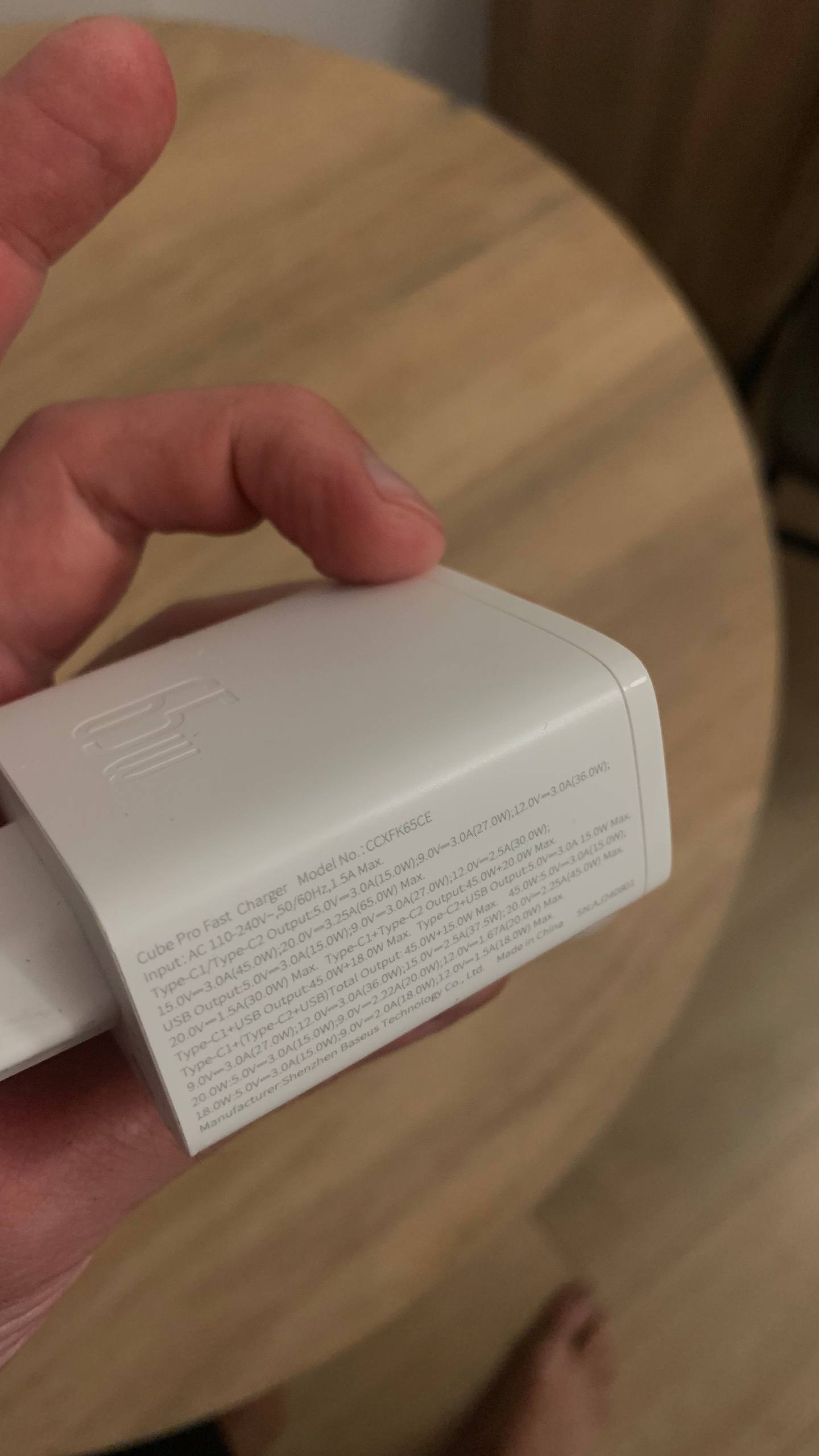 Блок питания Baseus MagSafe 2 65 Вт для MacBook