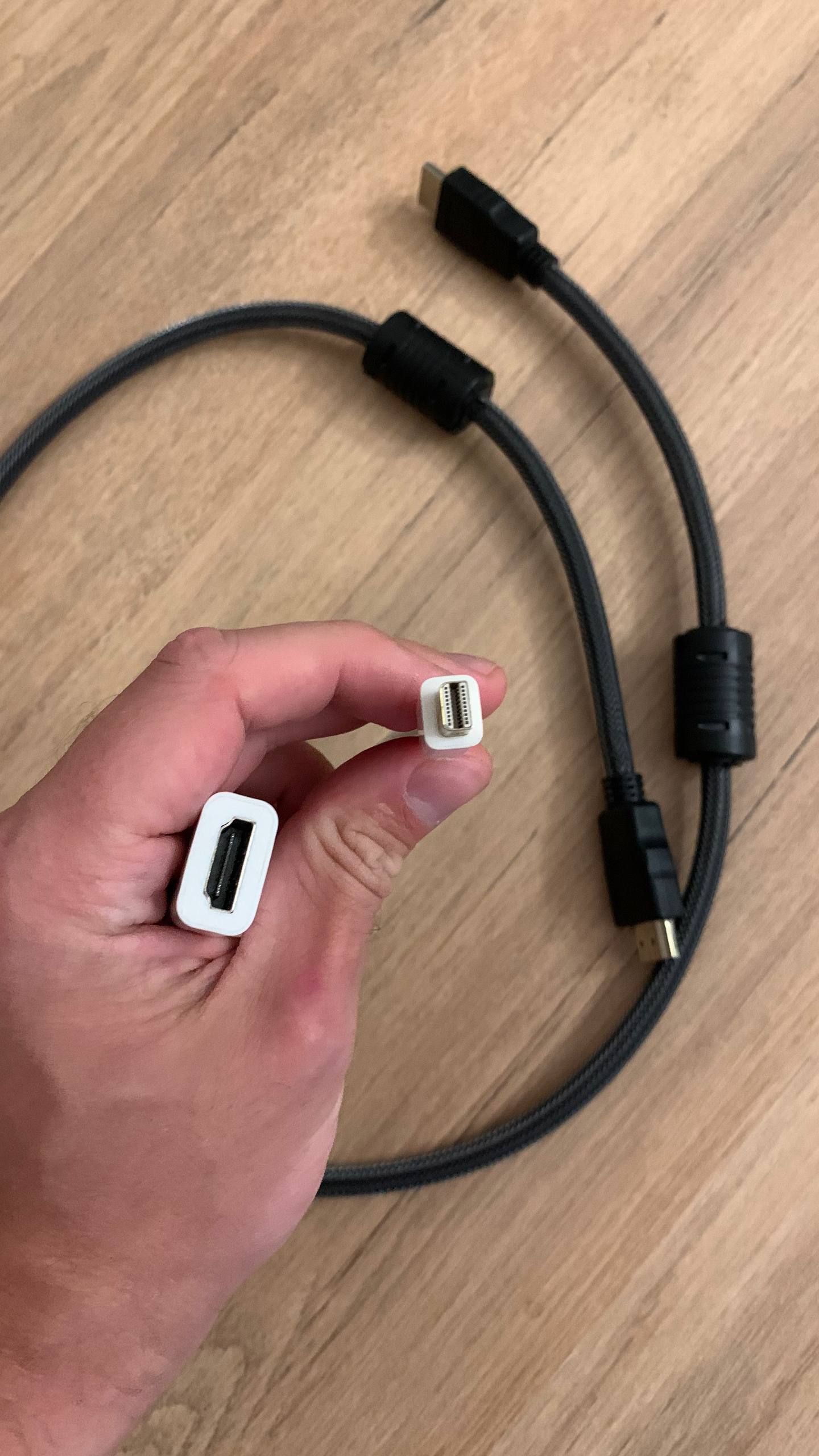 Переходник Thunderbolt / Mini DisplayPort → HDMI + HDMI-кабель 1 м
