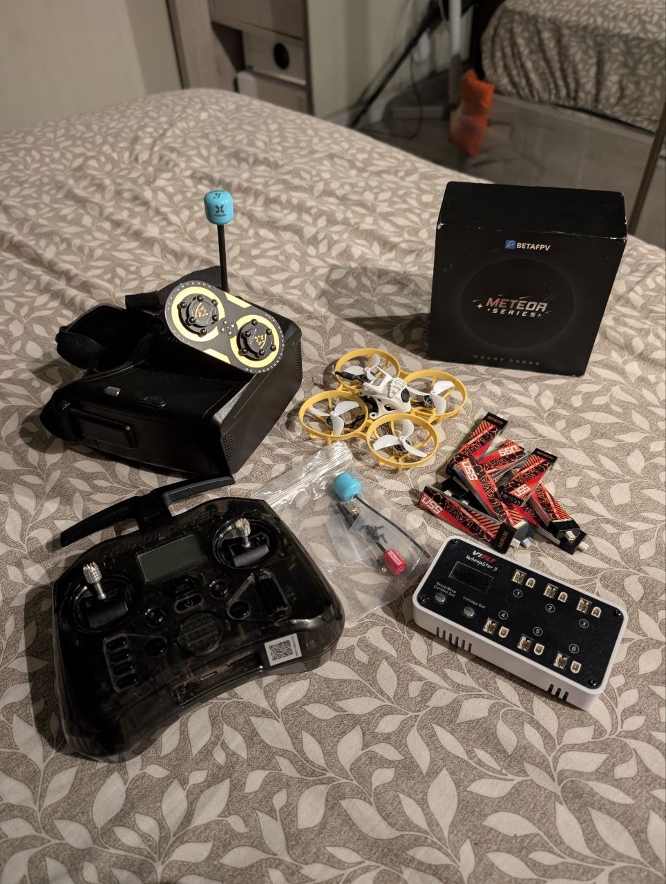 FPV набор: BetaFPV Meteor 75 Pro + Skyzone Cobra X V4 + Radiomaster Pocket