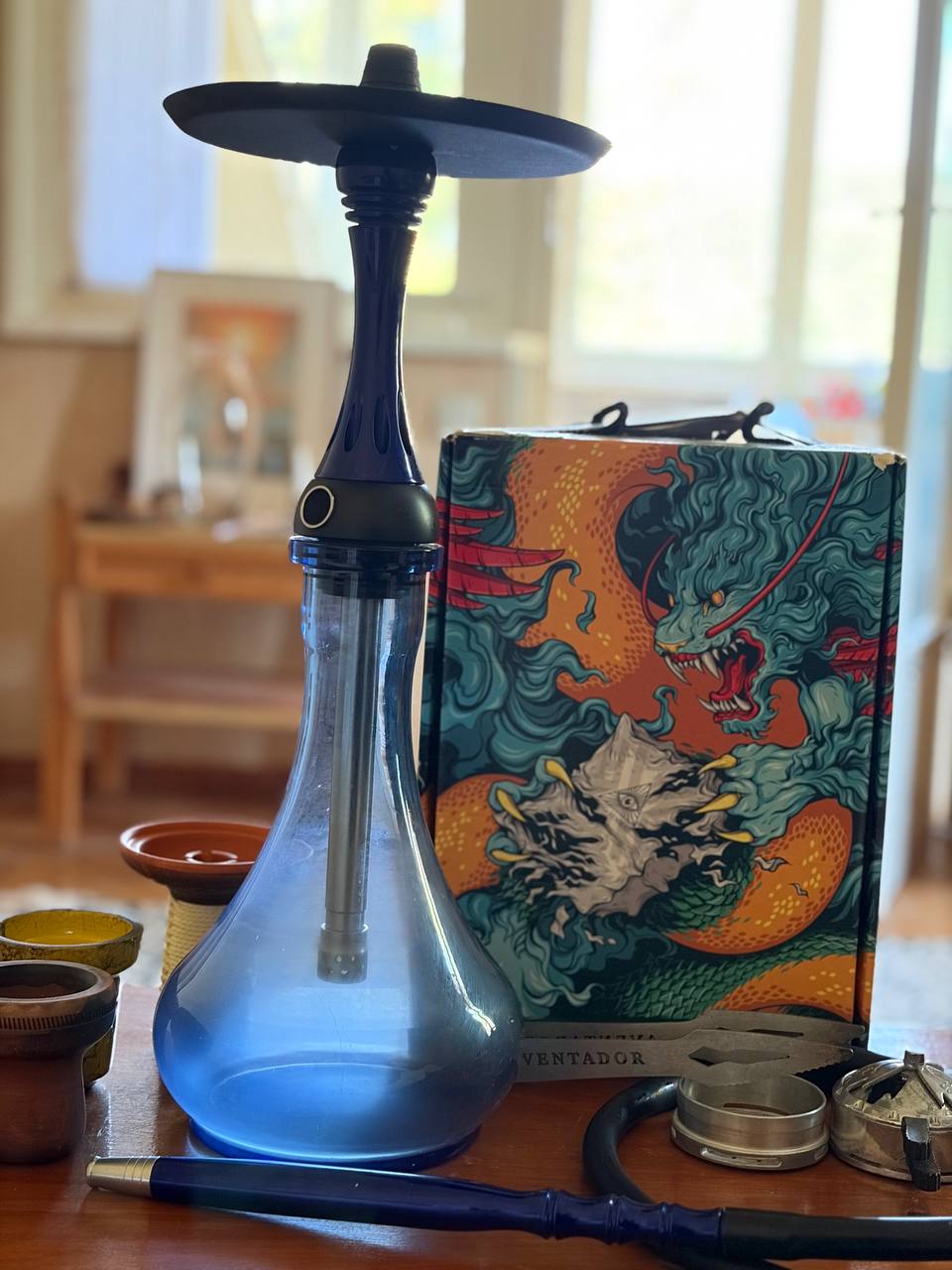 Кальян Alpha Hookah Model X Dark Blue