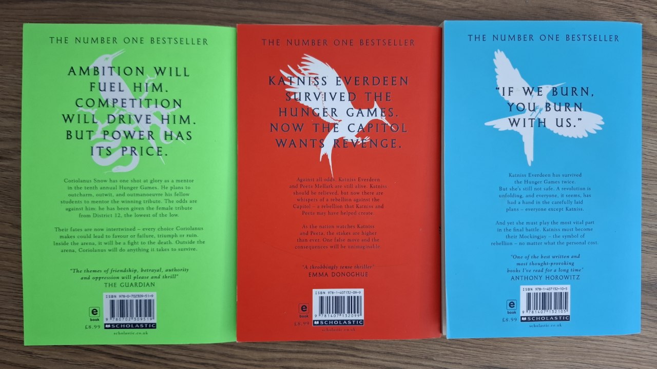 Книги серии «The Hunger Games» на английском языке