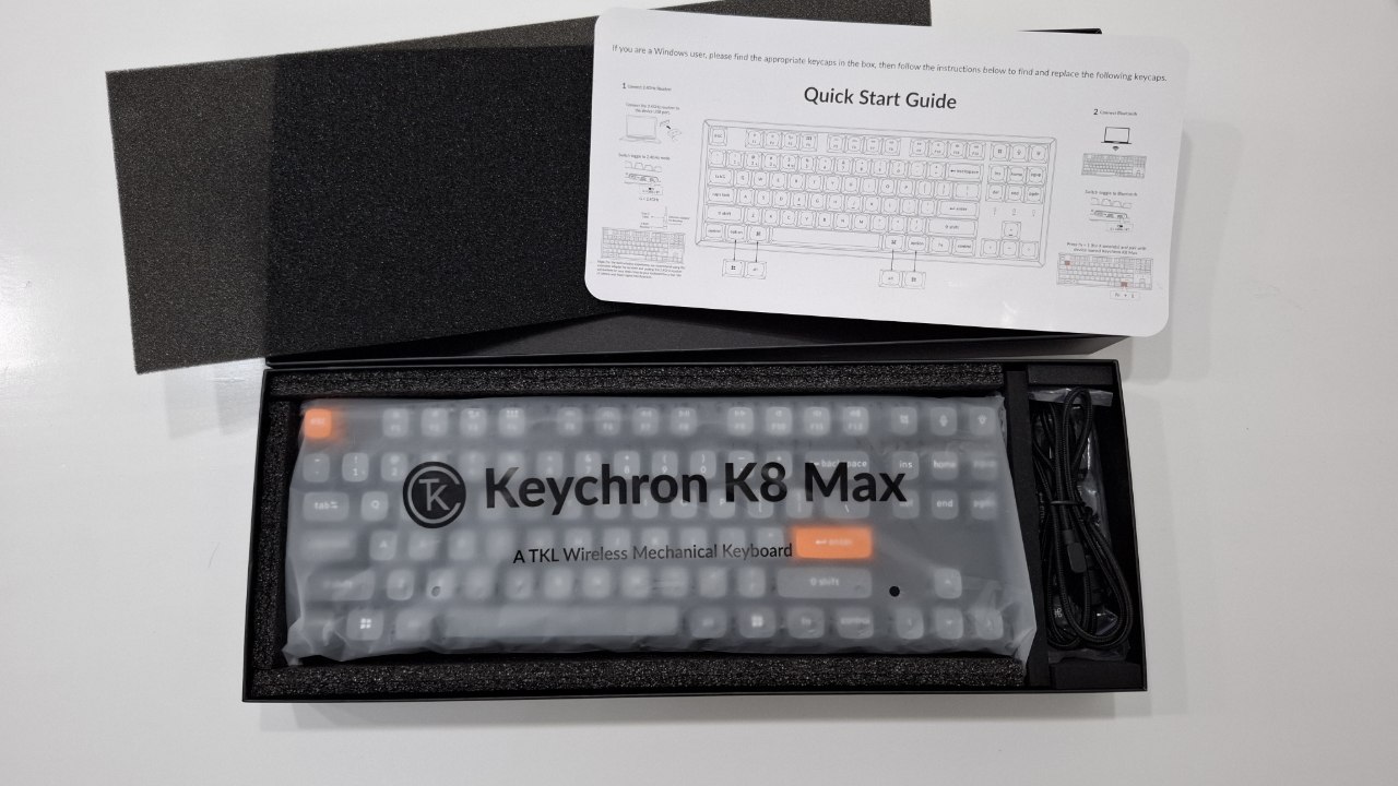 Механическая клавиатура Keychron K8 Max QMK Wireless