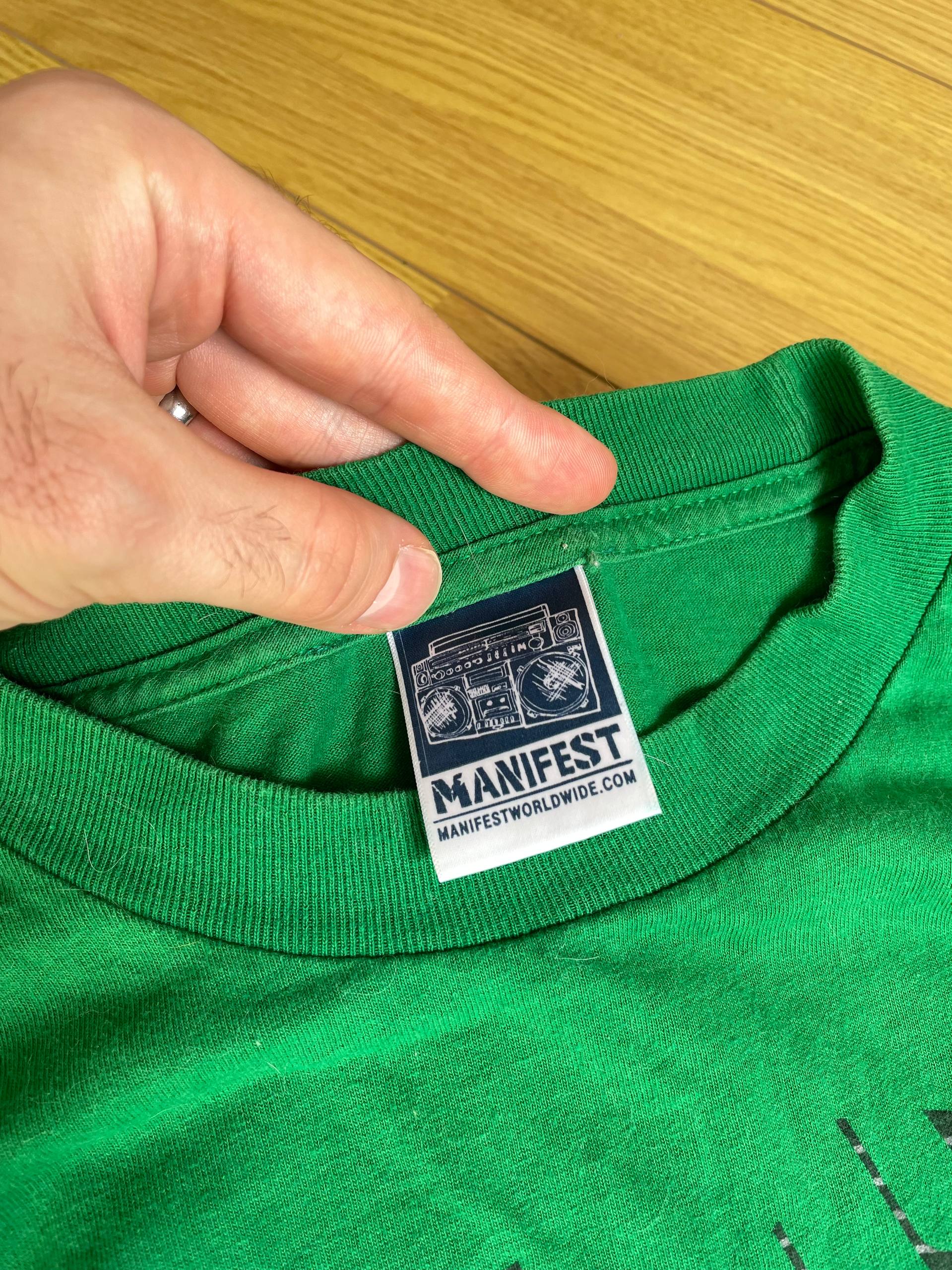 Винтажная футболка Manifest World Wide, размер M