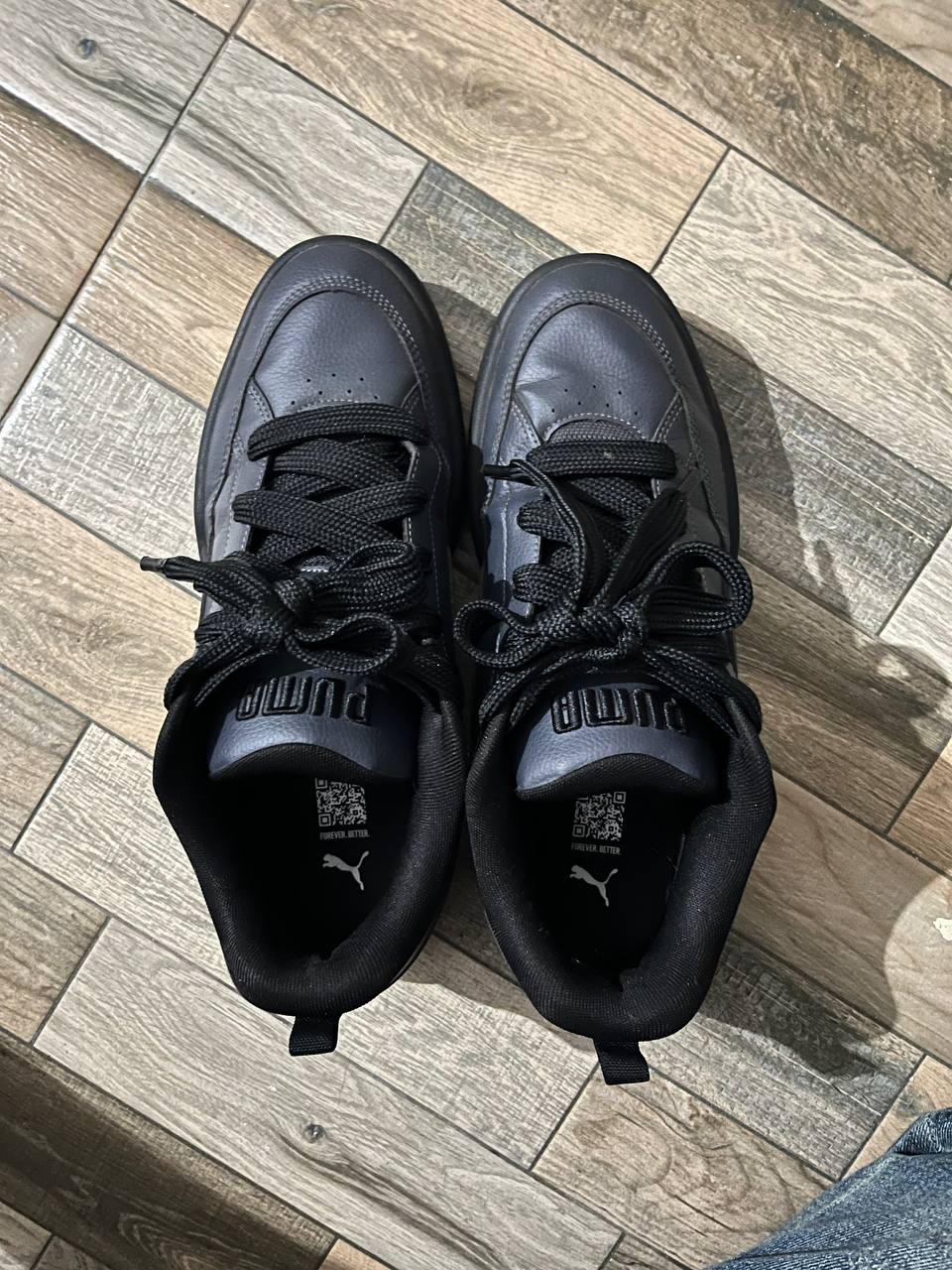 Кроссовки PUMA чёрные, размер 46