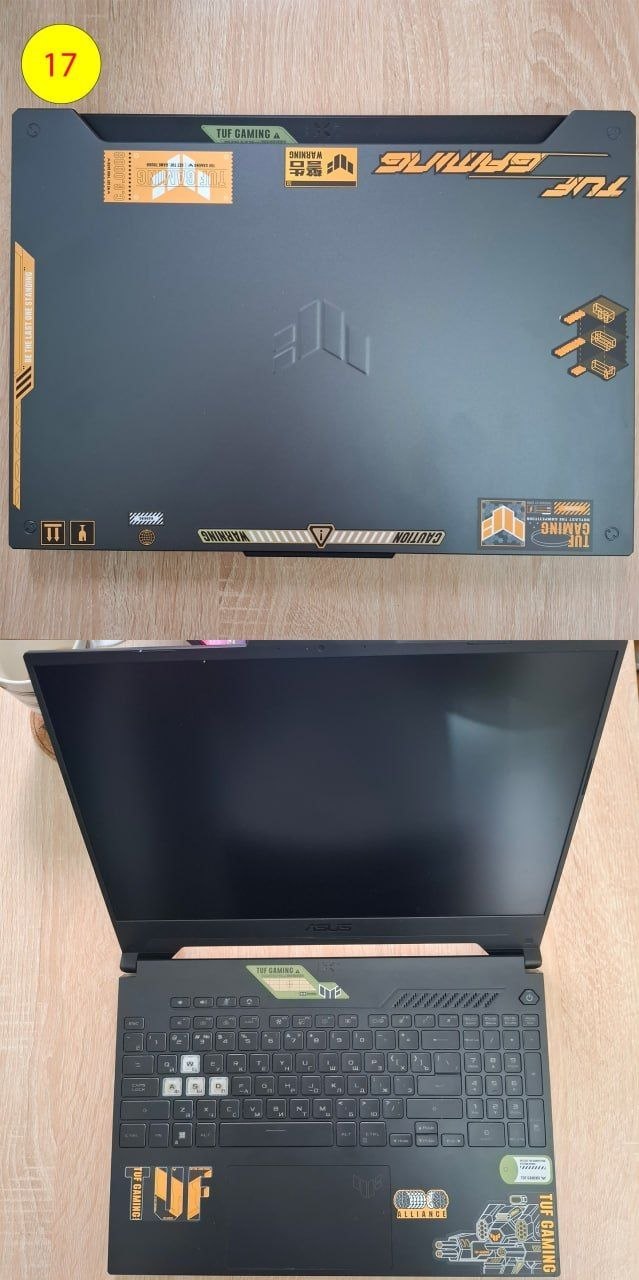 Ноутбук ASUS TUF Gaming F15 2022 i7-12700H RTX 3050 16GB 512GB+512GB